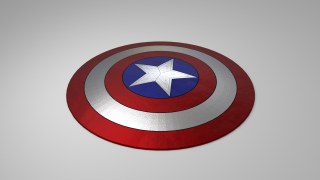 Captain America Endgame Shield Modello 3D in Altro 3DExport