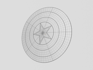 Captain America Endgame Shield 3D Model