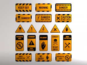 Sokak Tabelaları 3D Model