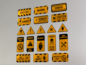 Street Signs 3Dモデル