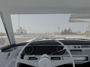 Cadillac Coupe Deville 1966 Cabriolet 3D Модель