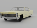 Cadillac Coupe Deville 1966 Cabriolet 3D Модель