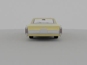 Cadillac Coupe Deville 1966 Cabriolet 3D Модель
