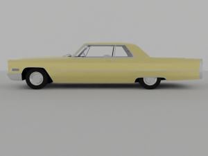 Cadillac Coupe Deville 1966 Cabriolet 3D Модель