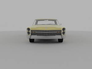 Cadillac Coupe Deville 1966 Cabriolet 3D Модель