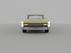 Cadillac Coupe Deville 1966 Cabriolet 3D Модель