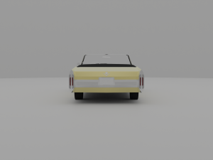 Cadillac Coupe Deville 1966 Cabriolet 3D Модель
