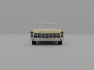 Cadillac Coupe Deville 1966 Cabriolet 3D Модель