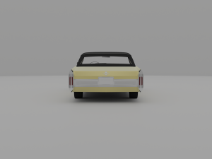 Cadillac Coupe Deville 1966 Cabriolet 3D Модель