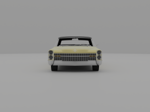 Cadillac Coupe Deville 1966 Cabriolet 3D Модель
