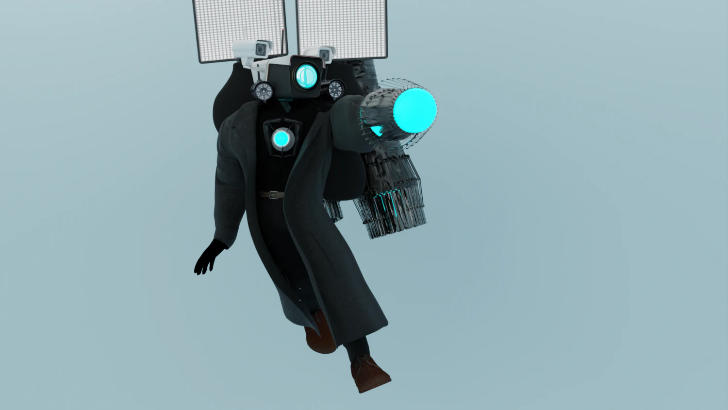 Skibidi toilet Camera Titan 3D Model .c4d .max .obj .3ds .fbx .stl .blend 