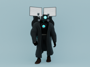 Skibidi toilet Camera Titan 3D Model