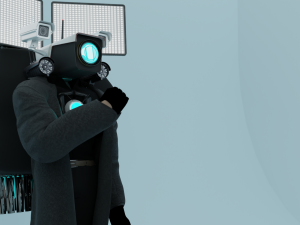 Skibidi toilet Camera Titan 3D Model