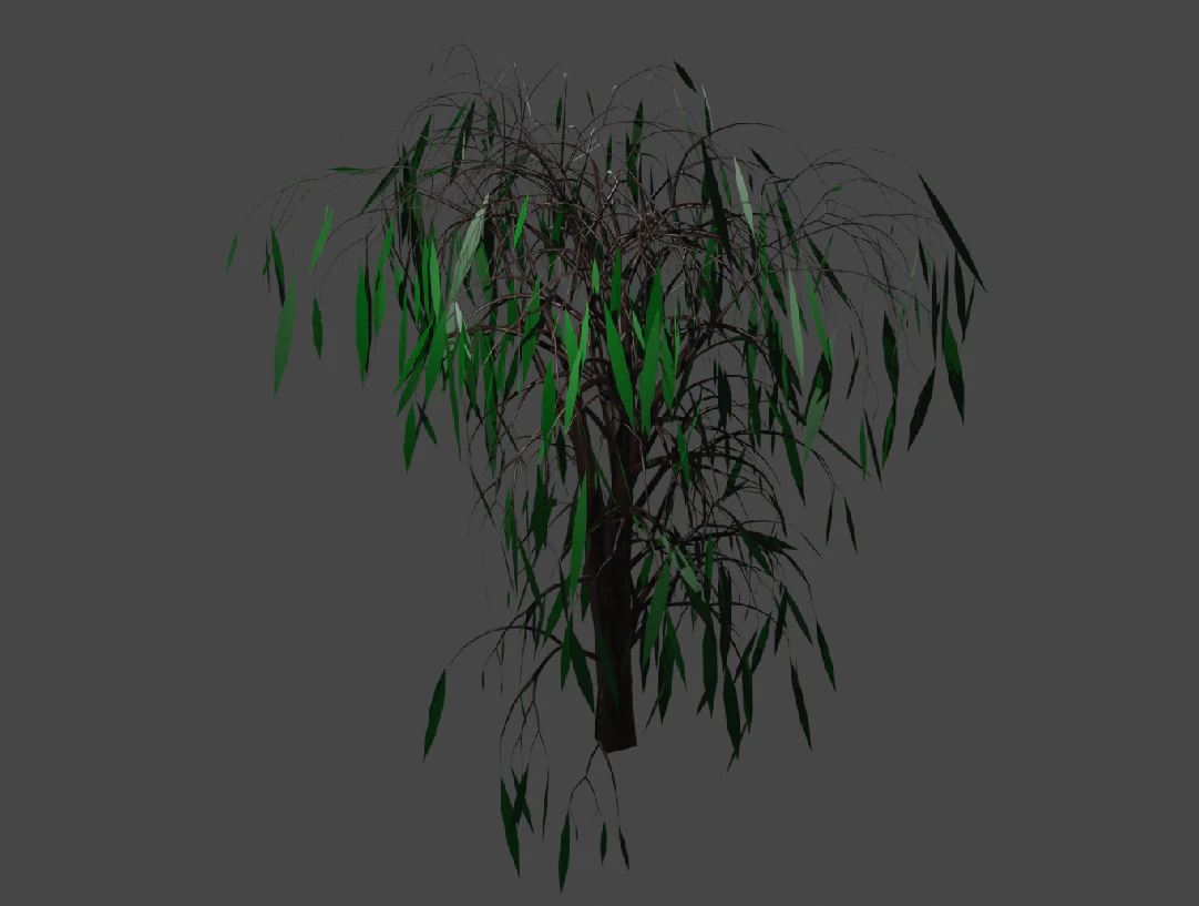 Birch tree 3D Model .c4d .max .obj .3ds .fbx .stl .blend