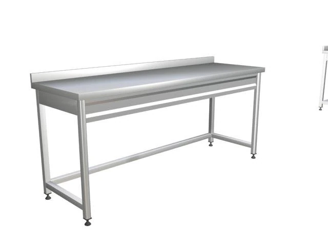 STAINLESS BENCH 3D Model .c4d .max .obj .3ds .fbx .stl .blend 