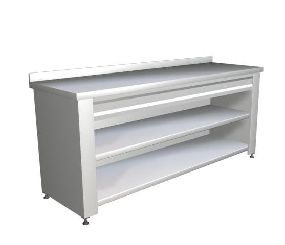 INDUSTRIAL BENCH-CABINET WITH SHELF 3D-Modell .c4d .max .obj .3ds .fbx .stl .blend 