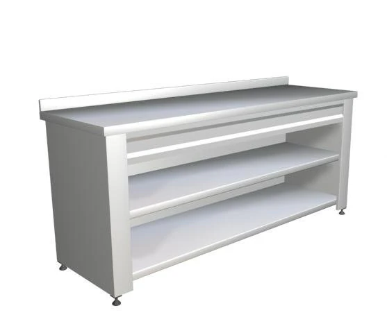 INDUSTRIAL BENCH-CABINET WITH SHELF 3D Model .c4d .max .obj .3ds .fbx .stl .blend 