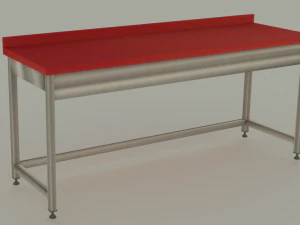 EDELSTAHLFLEISCHVERARBEITUNGSBANK 3D Modell