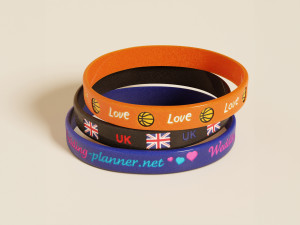 Silicone Wristband Modelo 3D