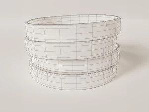Silicone Wristband 3D Model
