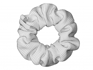Scrunchie Modelo 3D