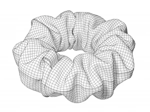 Scrunchie Model 3D
