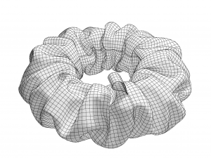 Scrunchie 3D-Modell