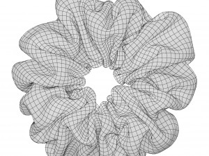 Scrunchie Modelo 3D