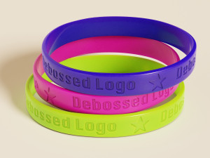 Silicone Wristband 3D 모델