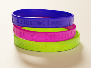 Silicone Wristband 3D 모델