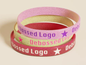 Silicone Wristband 3D Model