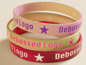 Silicone Wristband 3D-Modell