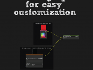 Silicone Wristband 3D Model