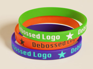 Silicone Wristband Model 3D