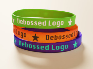 Silicone Wristband Model 3D