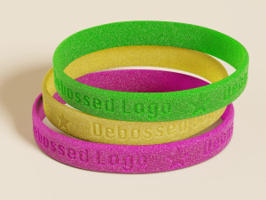 Silicone Wristband 3D-Modell