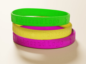 Silicone Wristband 3D-Modell