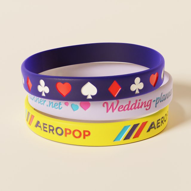 Silicone Wristband Modèle 3D .c4d .max .obj .3ds .fbx .stl .blend 