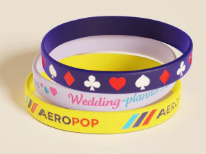 Silicone Wristband 3D Model