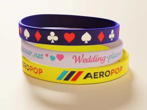 Silicone Wristband 3D Model