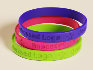 Silicone Wristband 3D Model