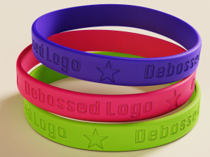 Silicone Wristband 3D Model