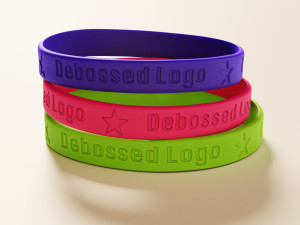 Silicone Wristband 3D Model