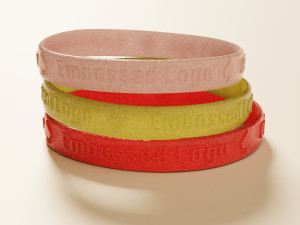 Silicone Wristband 3D Model