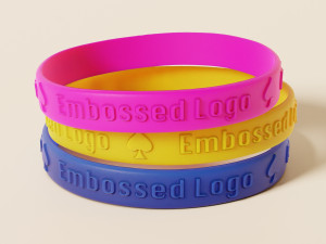 Silicone Wristband 3D Model