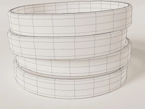 Silicone Wristband 3D Model