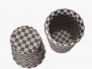 Ceramic mug with silicone lid 3D Model