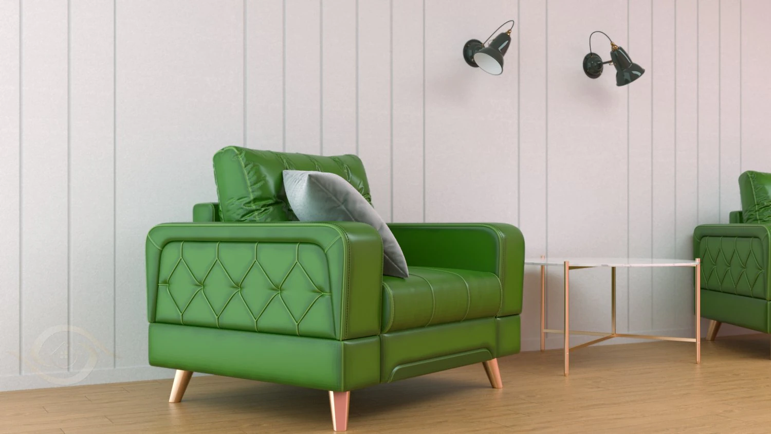 Living room 3D Model .c4d .max .obj .3ds .fbx .stl .blend 
