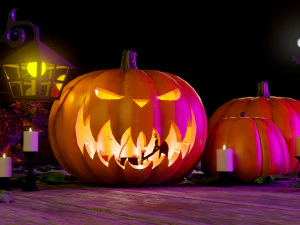 Perasaan Halloween Model 3D