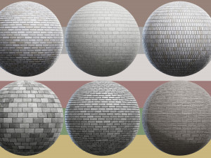 6 Brick Material Pack 4 Tekstur CG